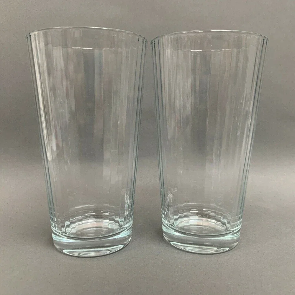Highball Clear Glass Glasses‎ Panels 6 1/8